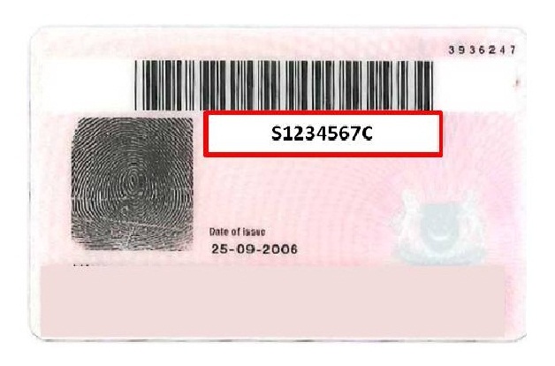 Identification Card (NRIC)